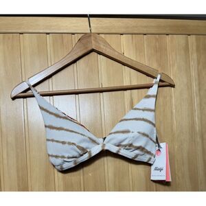 Maagi Ocean Waves Vitta Bikini Top Reversible Women's Med New With Tags‎